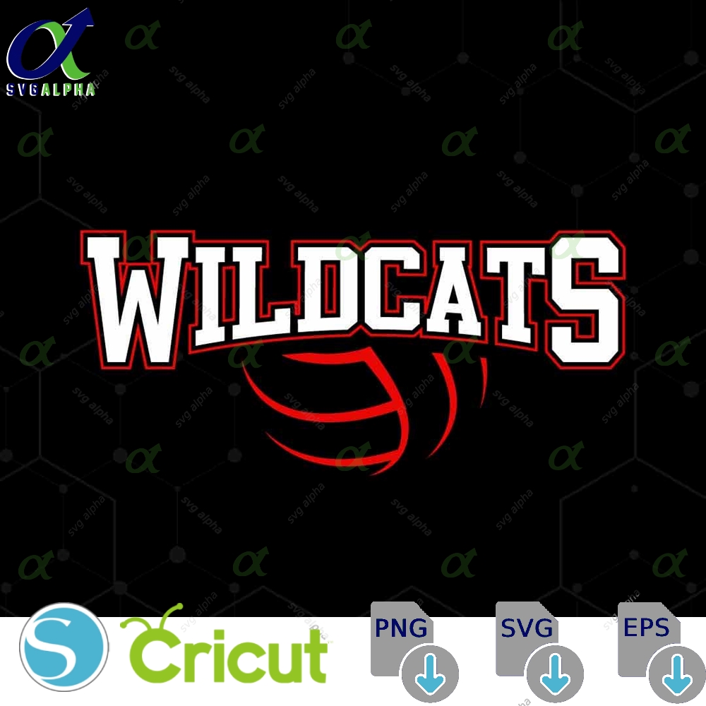 Wildcats Mascot Svg Png Wildcats Volleyball Svg Varsity Wildcats Shirt School Spirit Mascot Volleyball Cheer Sublimation Football Mom
